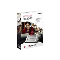 Kingston XS2000 1TB Portable SSD - 2000MB/s USB-C IP55 Rugged Kingston XS2000 1TB Portable SSD - 2000MB/s USB-C IP55 Rugged